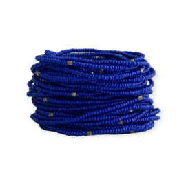 Masai Kralen Armbandje Dark Blue