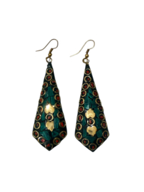 Ingelegde Oorbellen Nepal 13