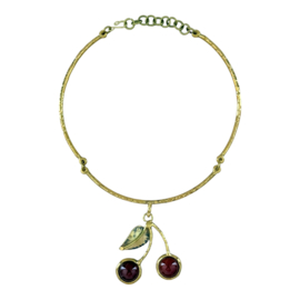 Ketting/Choker met steen 003
