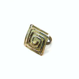 Ring Verzilverd 016