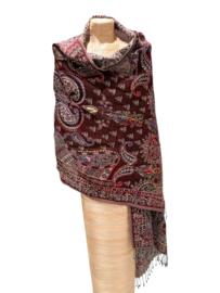 Luxe Omslagdoek / Sjaal Boiled Wool 04