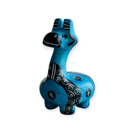 Kaarthouder Giraf Kisii steen Blauw