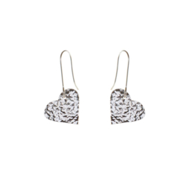 Silver Plated Heart Earrings