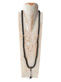 Mala Lavasteen met Nepalese Kralen