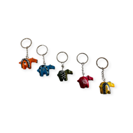 Sleutelhanger Kisii steen Zebra