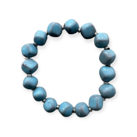 Cube Armband Blauw