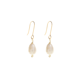 Pearl Drop Large Earrings