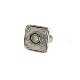 Ring Verzilverd 043