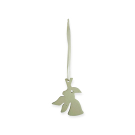 Hanger Engel met Trompet Kisii steen Naturel