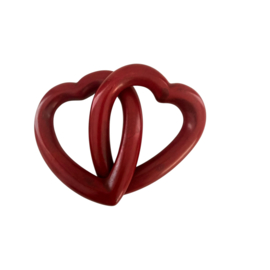 Joined Hearts Rood