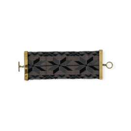 Amani Safari Chic Beaded Bracelet Grey