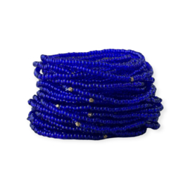 Masai Kralen Armbandje Midnight Blue