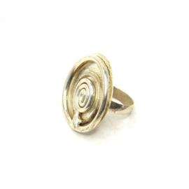 Ring Verzilverd 017