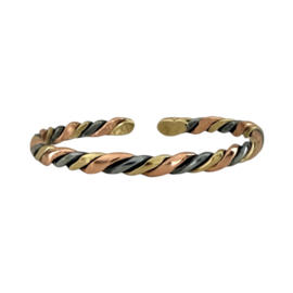 Koperen Armband Gevlochten C