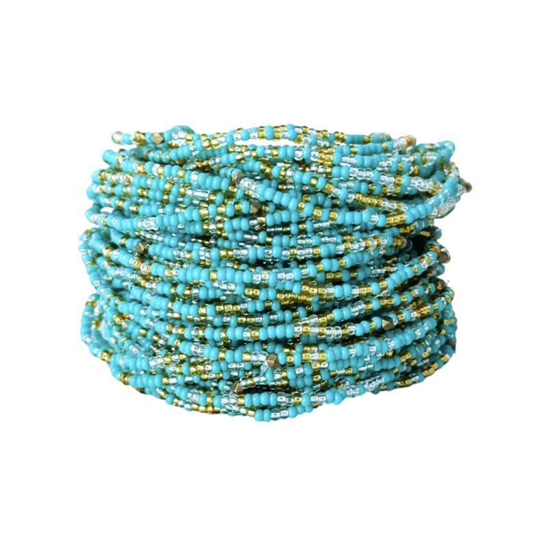 Masai Kralen Armbandje Party Turqoise