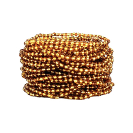 Masai Kralen Armbandje Goldy Brown
