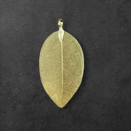 Hanger Eucalyptus Blad Gold - zonder ketting
