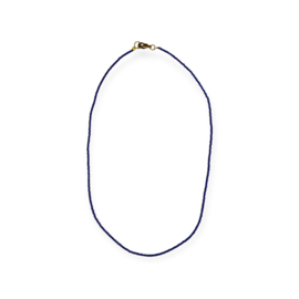 Masai Kralen Kettinkje Dark Blue