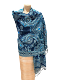 Luxe Omslagdoek / Sjaal Boiled Wool 05