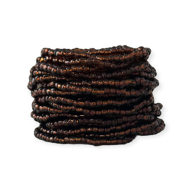 Ghana Fine Beads Armbandje Chocolate