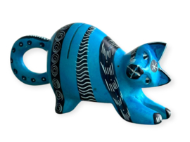 Kaarthouder Kat Kisii steen Blauw
