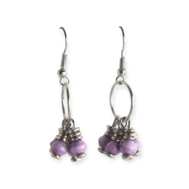 Nyota Earrings Lilac
