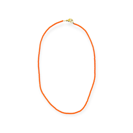 Masai Kralen Kettinkje Signal Orange