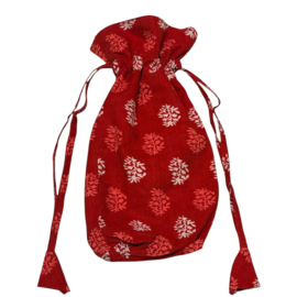 Kalamkari Wijnfleszak/Cadeauzak A