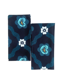 Set van 2 Kitenge Servetten Flowers