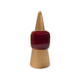 Recycled Glass Ring 25 - Verstelbaar