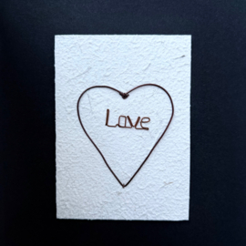 Wenskaart Metal Love