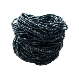 Masai Kralen Armbandje Steel Black