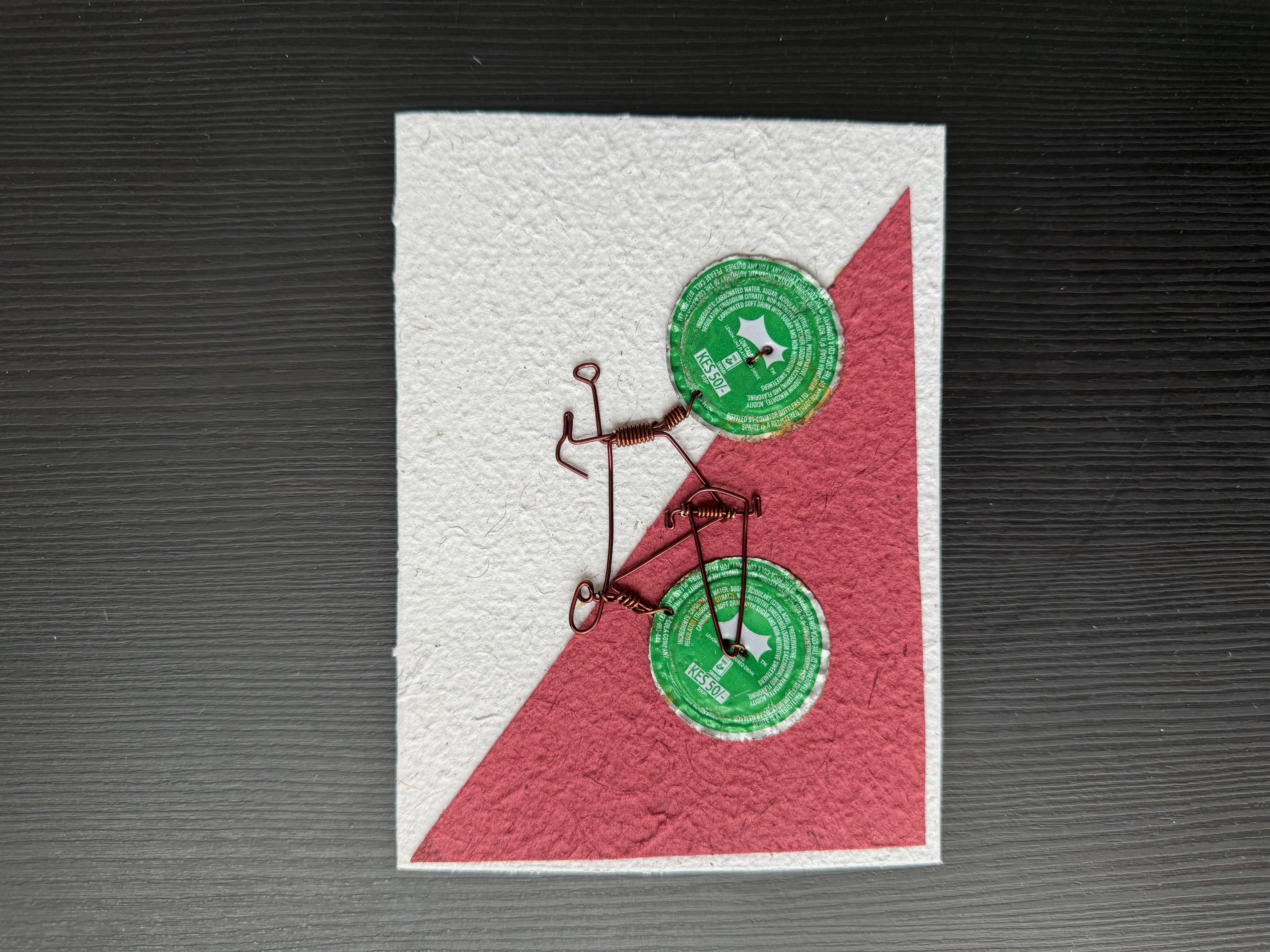 Wenskaart Metal Bike Sprite