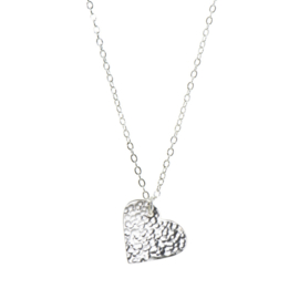 Silver Plated Heart Necklace