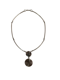 Ketting/Choker Verzilverd 066