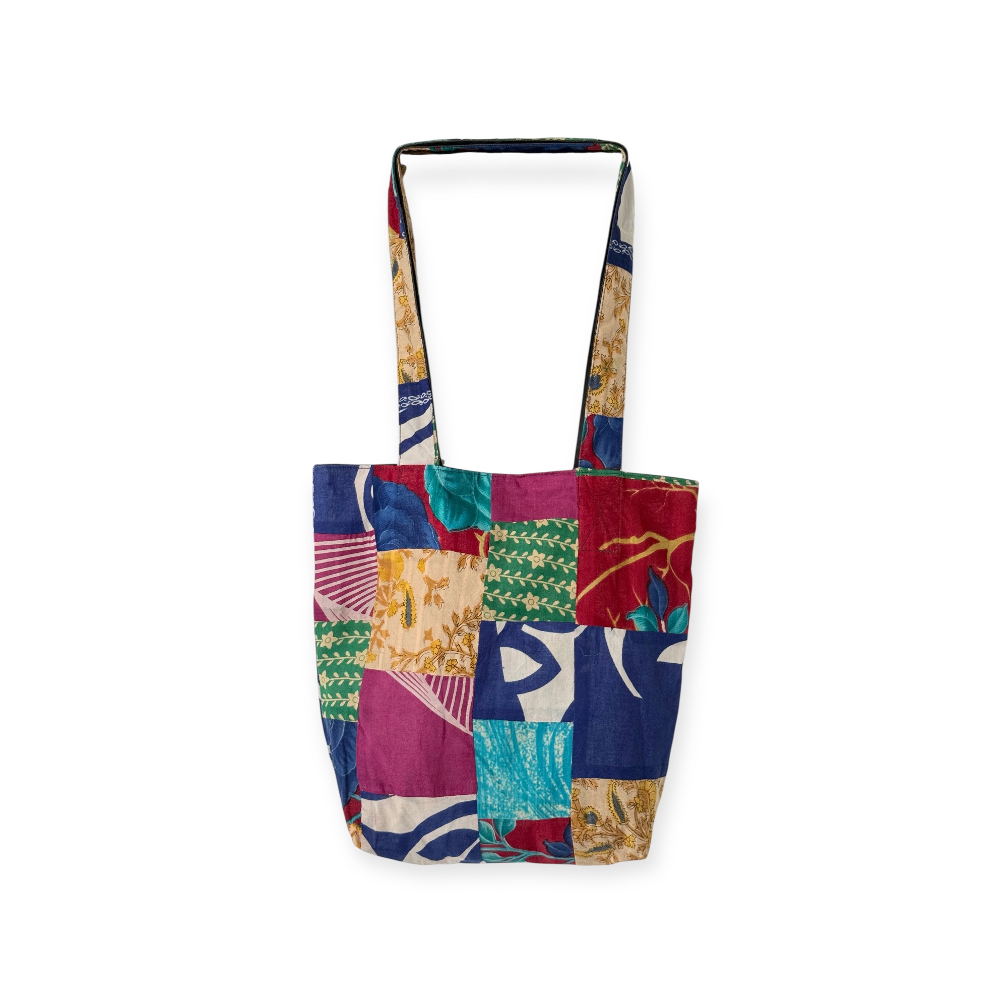 Patchwork Sari Tote Bag 03