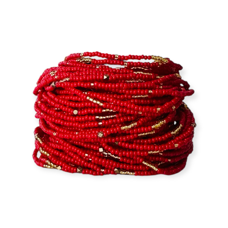 Masai Kralen Armbandje Red Wine