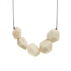 Tagua Geo Five Necklace Natural
