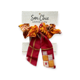 Sari Chique Scrunchie met strik A