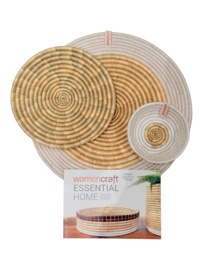 Set met Placemat / Onderzetter / Mandje Naturel