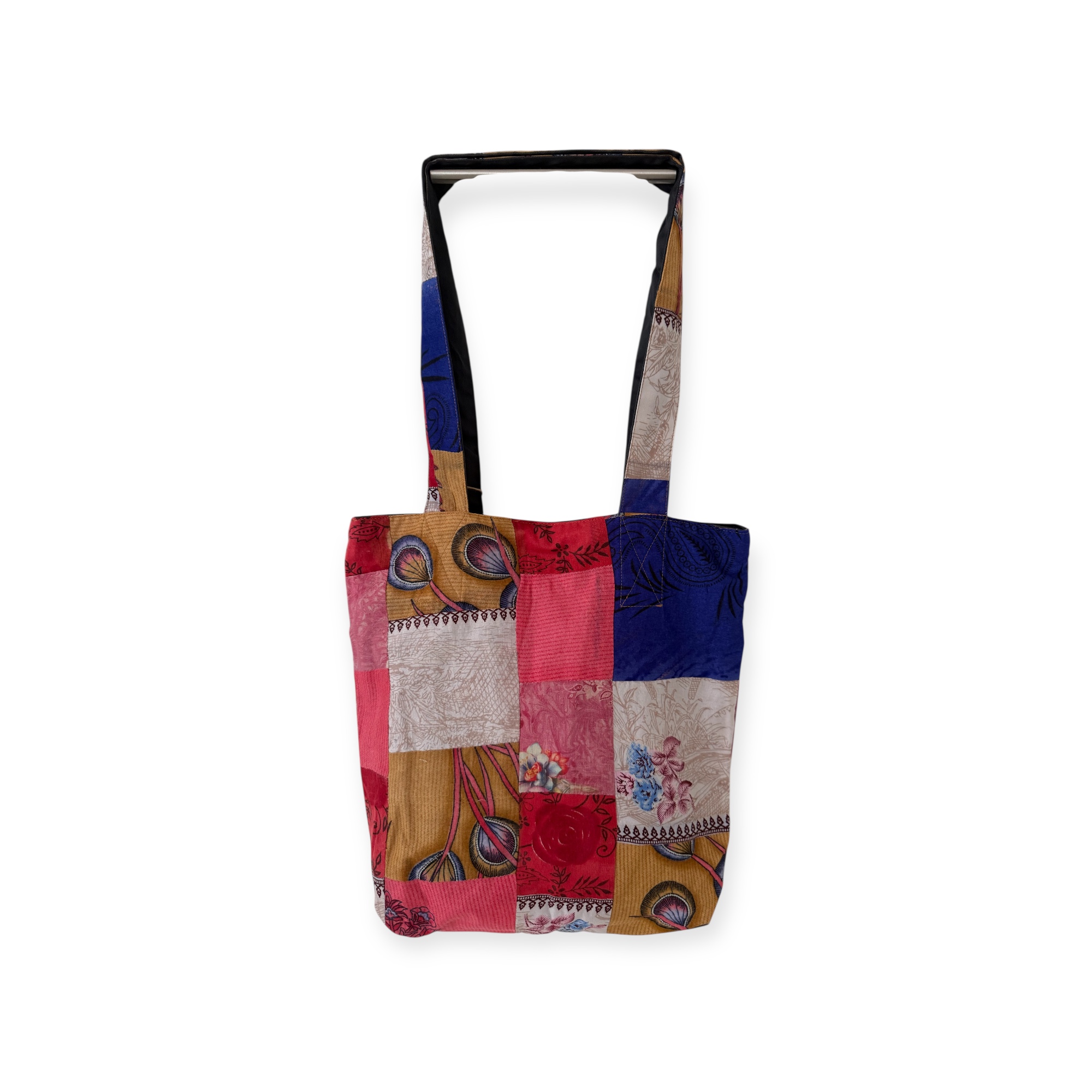 Patchwork Sari Tote Bag 01