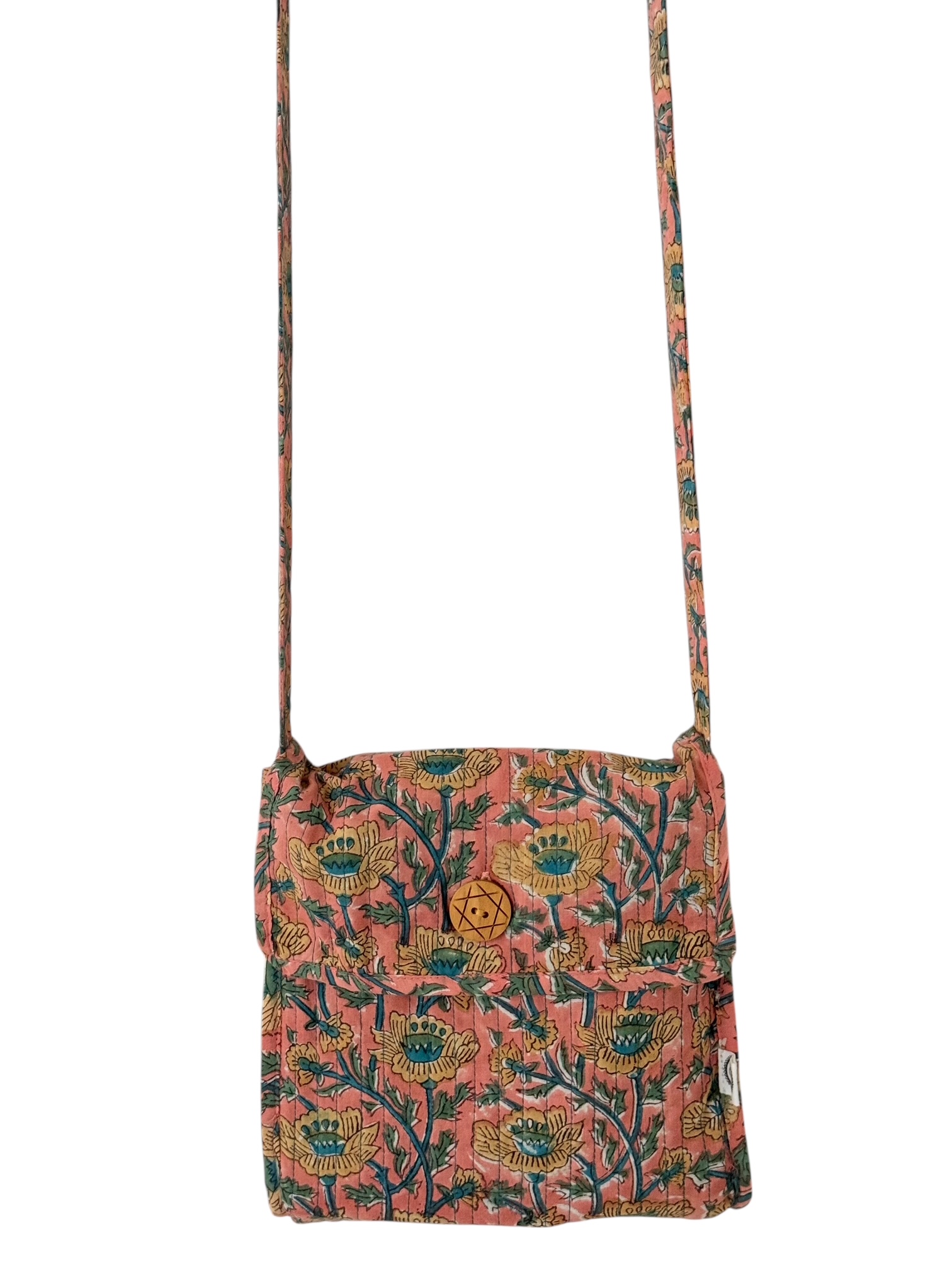 Blockprint Cotton Crossbody Bag 05