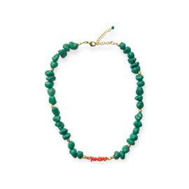 Chip Beads Turquoise Necklace