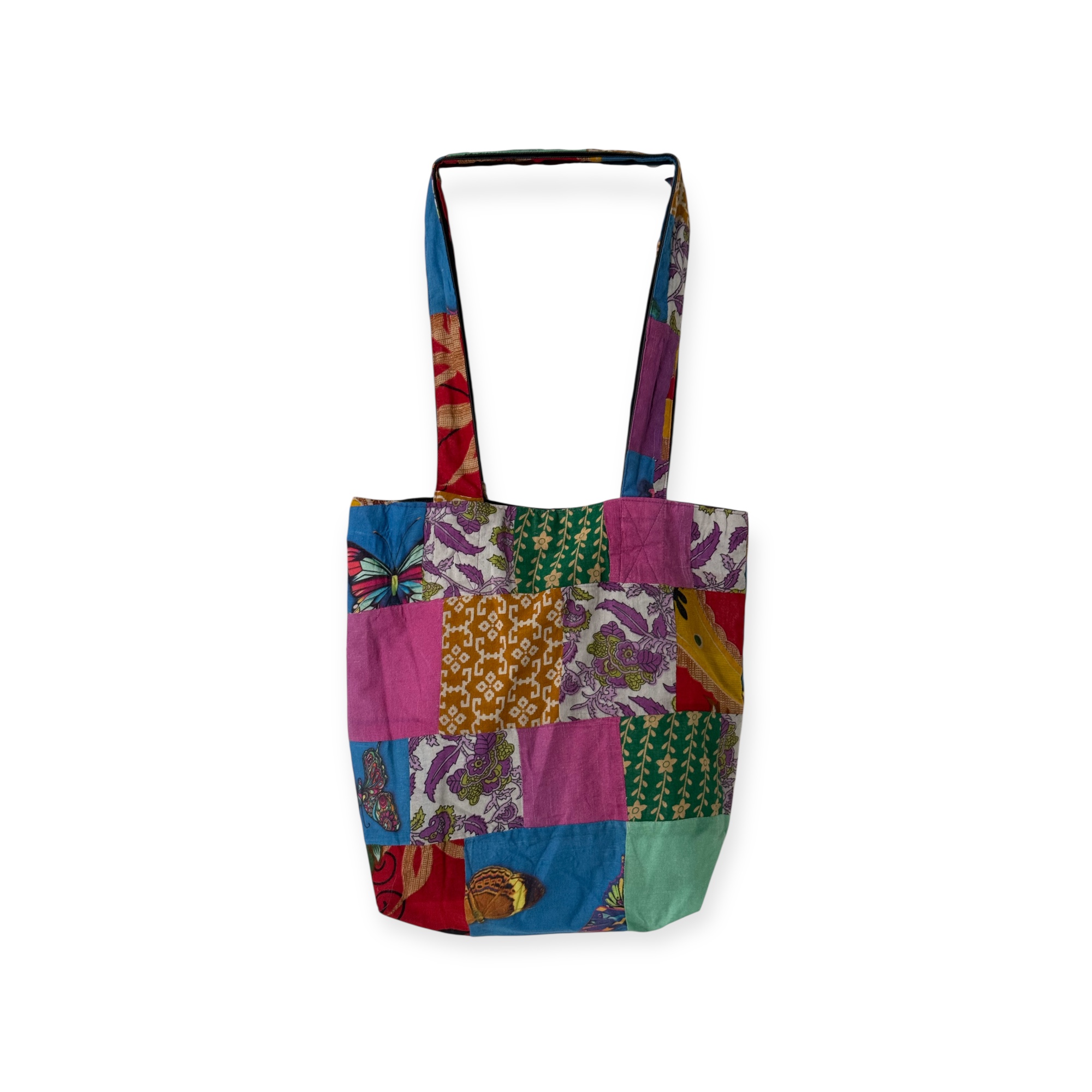 Patchwork Sari Tote Bag 02