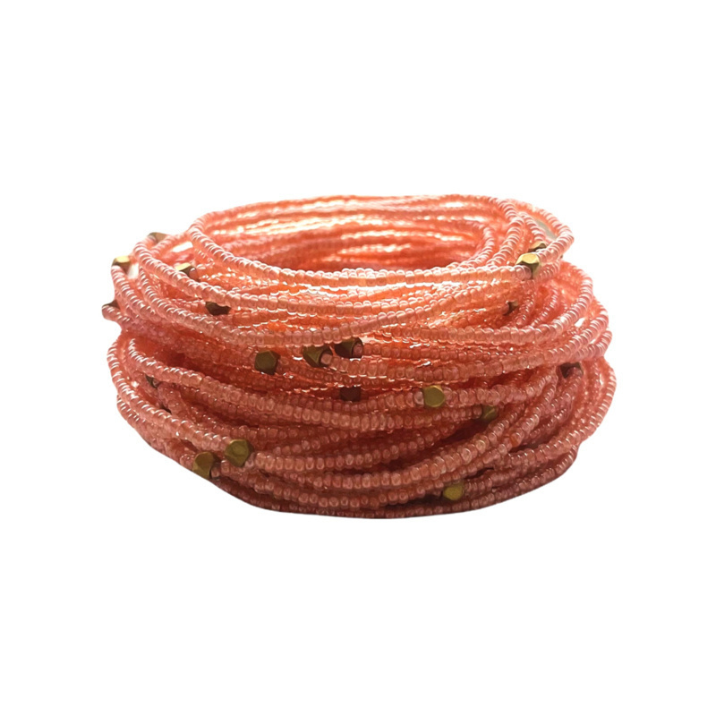Masai Kralen Armbandje Peach