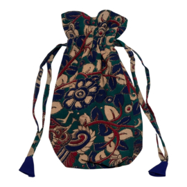 Kalamkari Wijnfleszak/Cadeauzak E