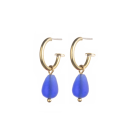 Egyptian Hoops Blue