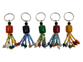 Set van 5 x Sleutelhanger Dangling Beads
