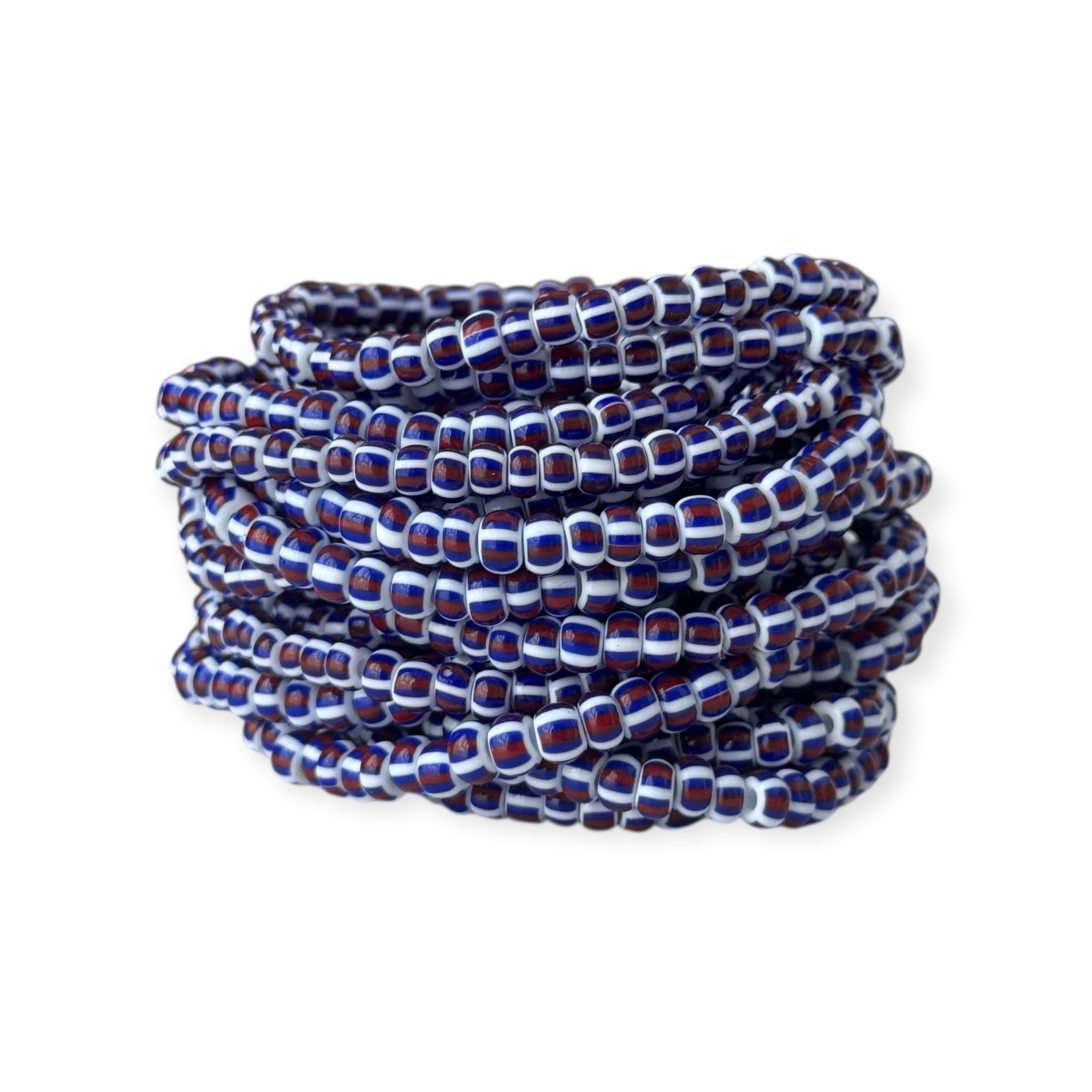 Ghana Kralen Armbandje Purple-ish