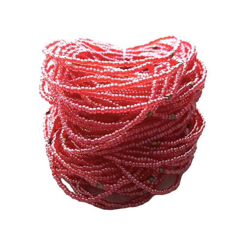 Masai Kralen Armbandje Raspberry